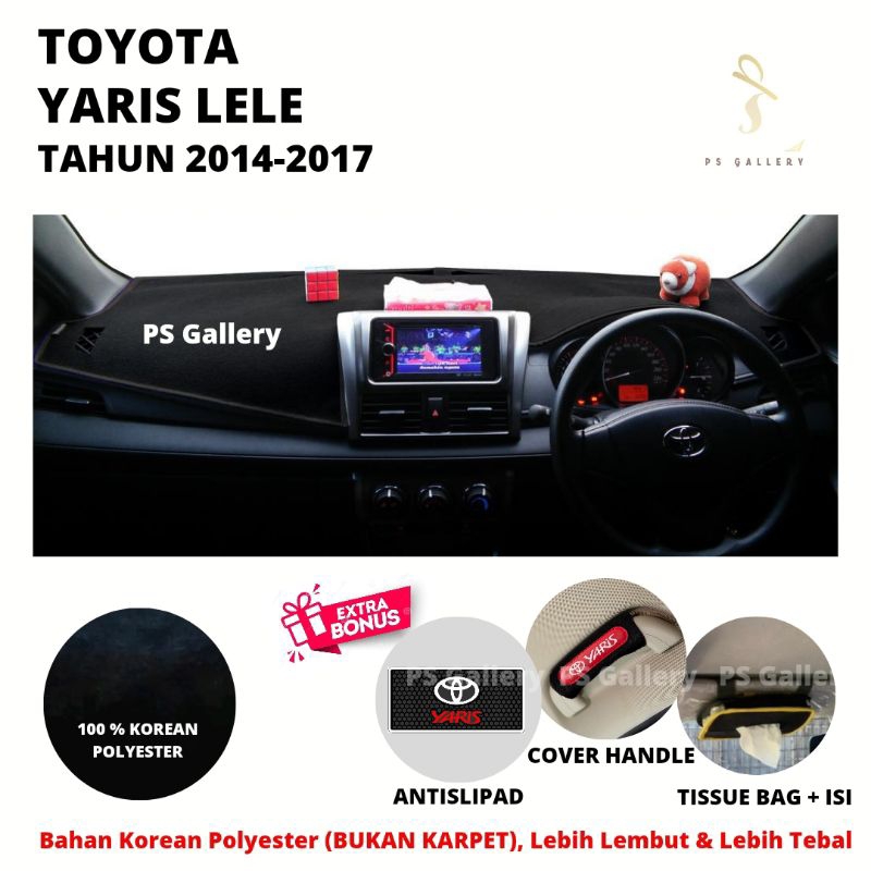 Alas Dasbor Mobil YARIS LELE / YARIS GEN 2 Aksesoris Cover Dashboard Premium