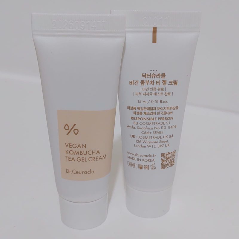 Dr. Ceuracle Vegan Kumbucha Tea Gel Cream 15ml