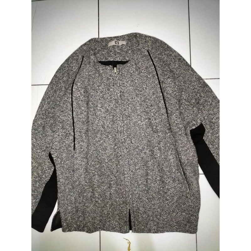 Jaket Woll Anne Klein