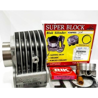 Blok piston BRT Beat karbu Scoopy Karbu Spacy Karbu KVY Paket Bore Up BRT Beat Scoopy Spacy karbu 54