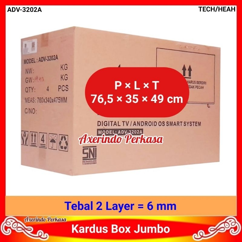 Kardus Box Besar untuk Pindahan Ketebalan 1 Layer / 2 Layer Dus Packaging Package Penyimpanan Pengir