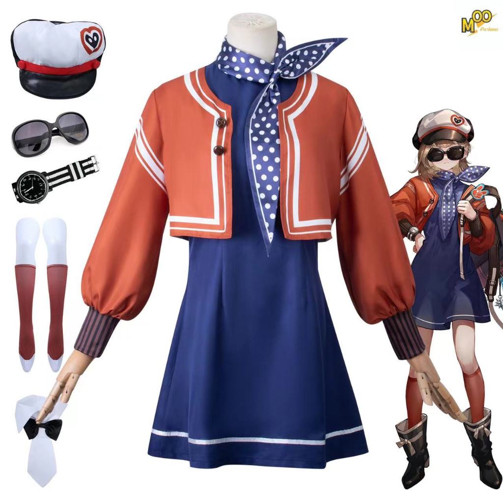 Reverse:1999 cosplay costume Regulus cosplay costume and wig Anime party costumes