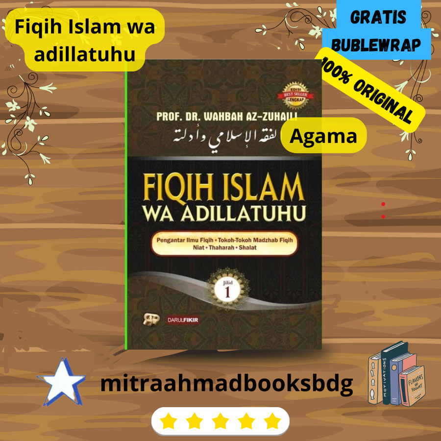 Buku Fiqih Islam Wa Adillatuhu Jilid 1 Fiqh Fikih Wahbah Az Zuhaili  /GIP ORIGINAL