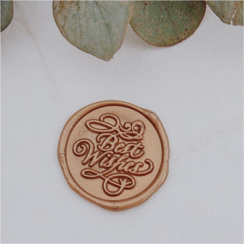 

Calligraphy Lettering Wax Seal Wax Coin siap pakai tanpa minimal order