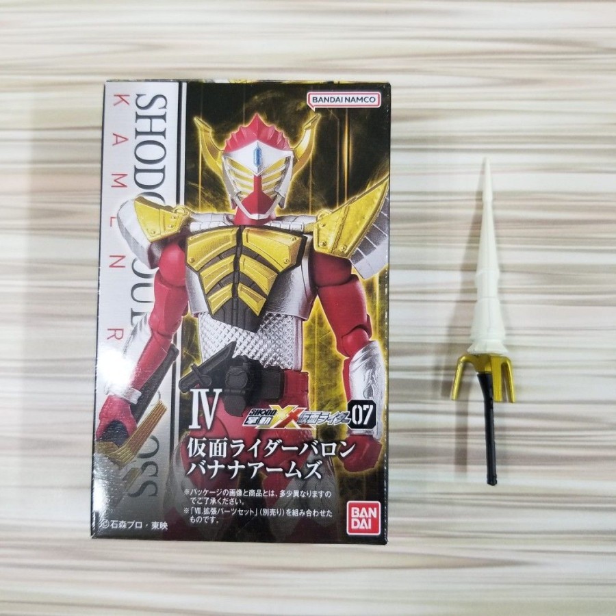 BANDAI SHODO XX Kamen Rider 7 - Baron Banana Arms + Parts