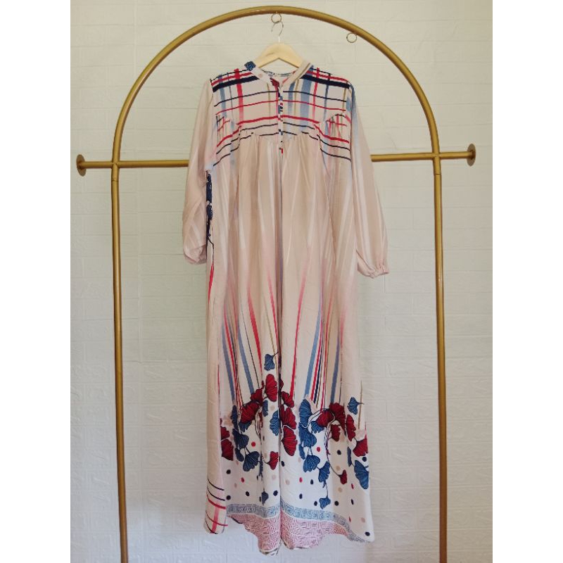 GAMIS MOTIF || BY MOZZ || PREMIUM || BAHAN LINEN || NEW || NO PL ||