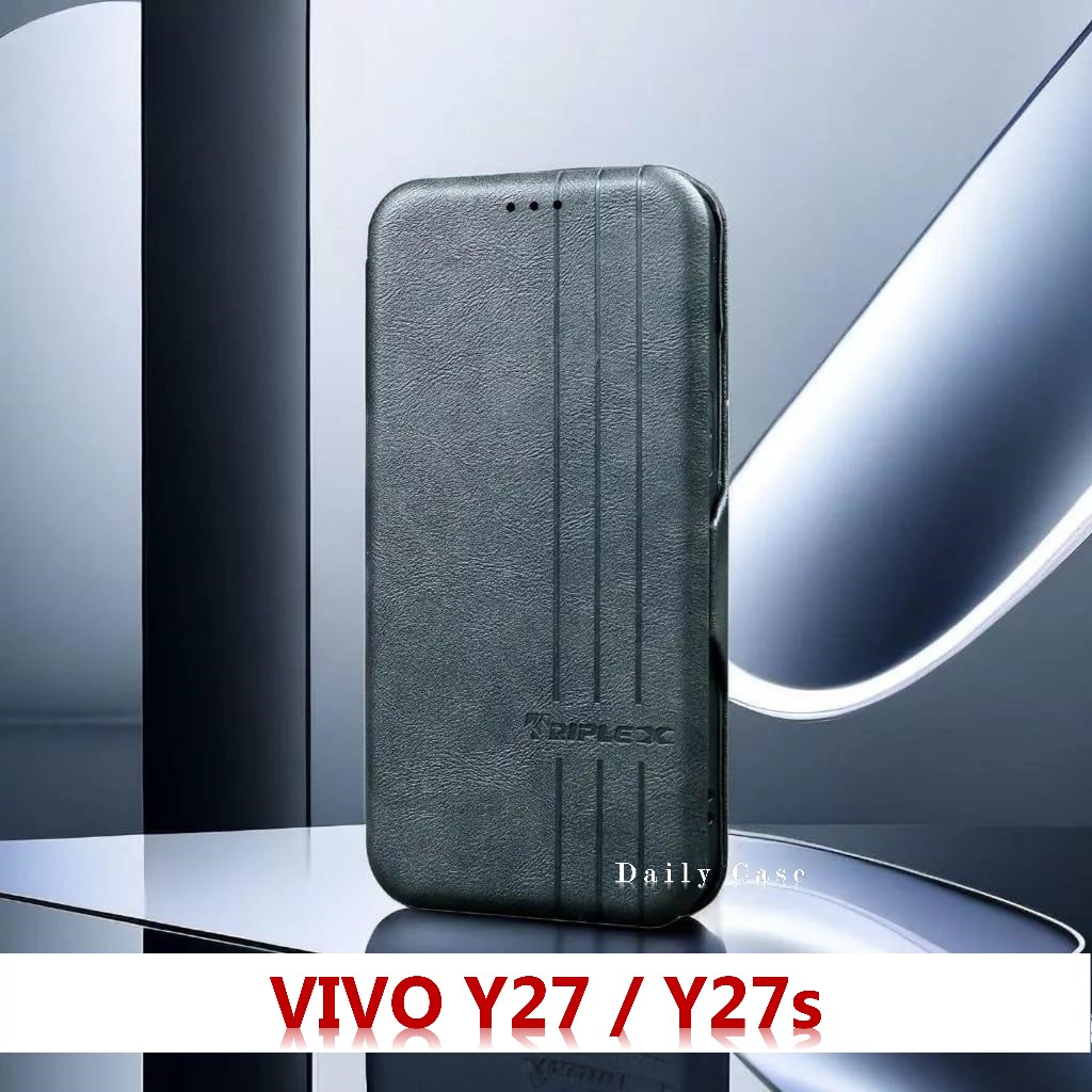 DC Flip Case VIVO Y27 / VIVO Y27s TripleX Leather High Quality Protection
