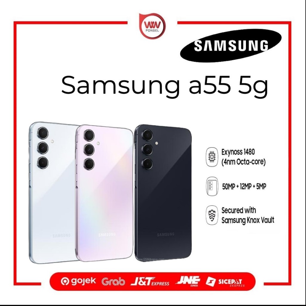 Hp Samsung A55 5G Ram 12GB Internal 256GB Garansi Resmi