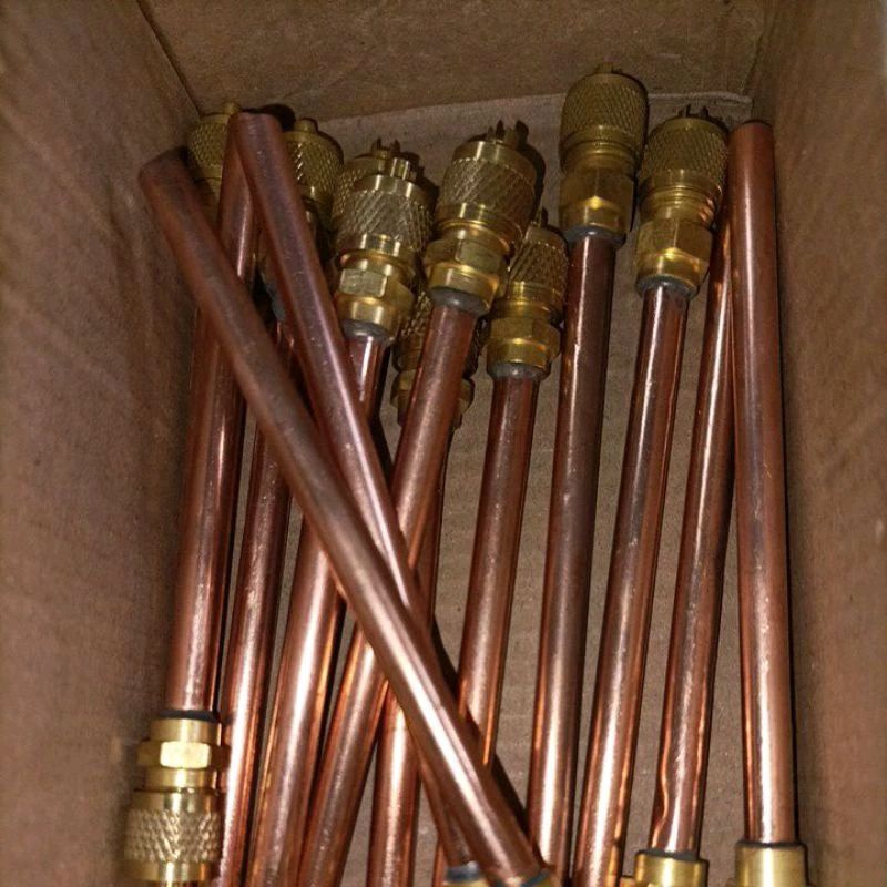 Pentil 1/4 Pipa Besar Kulkas | Pentil Pengisian Refrigerant Kulkas Pipa 1/4 Besar | Pentil Kulkas | 