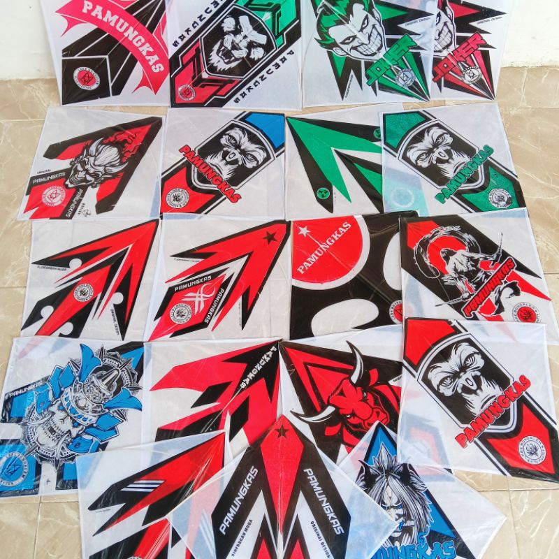 50Pcs Layangan Sukhoi Super lilitan APUS by PAMUNGKAS ( PACKING AMAN DAN BERGARANSI)