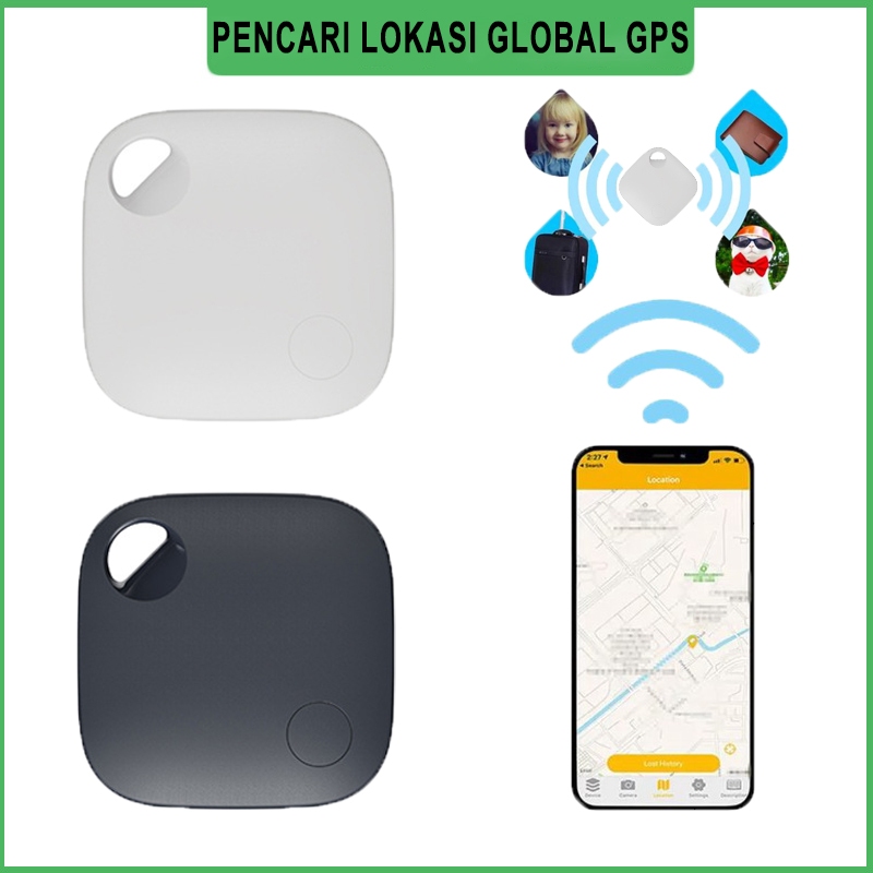 Anti hilang Pencari lokasi GPS Bluetooth Locator Pelacak Pemosisian Global Anti Lost Alarm Pelacak B