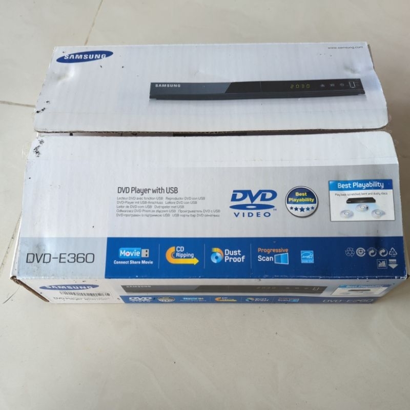 samsung dvd player dvd-E360 bekas