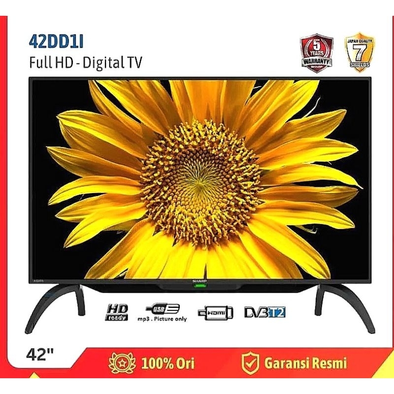 TV led sharp 42inc, digital sharp 42DD1i