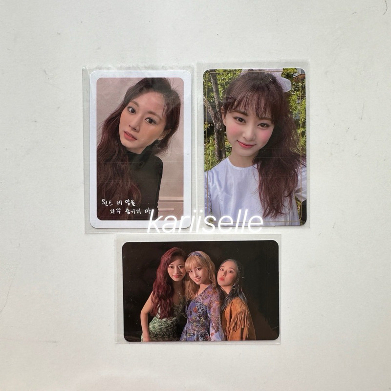 TWICE MORE AND MORE ALBUM PHOTOCARD pc mnm & m&m mina momo chaeyoung jeongyeon jihyo group unit sami