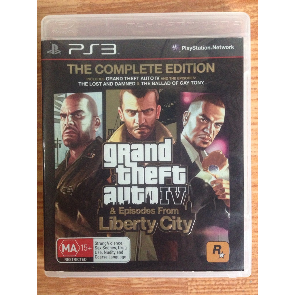 BD PS3 Grand Theft Auto IV Complete Edition / GTA 4