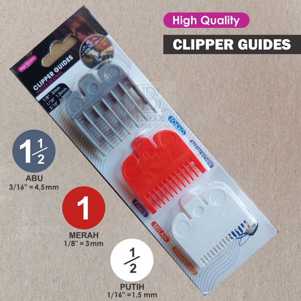 Tapak Sepatu Clipper Isi 3 pcs (Ukuran 0,5 mm ; 1 mm ; 1,5 mm)
