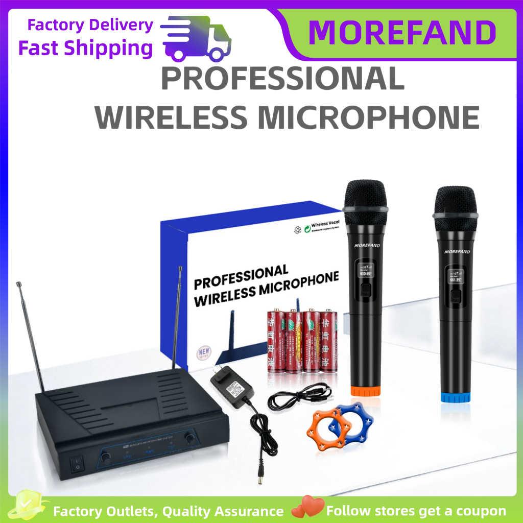wireless microphone mic wireless KTV keluarga mic karaoke wireless mikrofon mik wireless mik karaoke