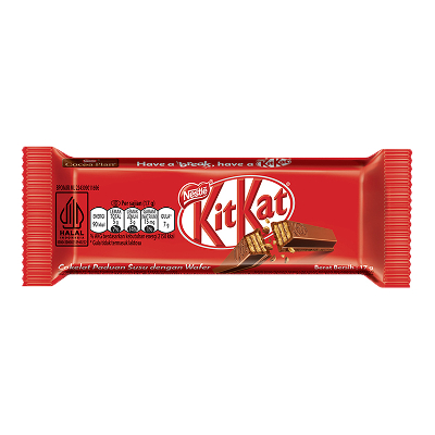 

KITKAT ORIGINAL CHOCOLATE 2F 17 G/MAKANAN RINGAN KITKAT/WAFER COKOLATE KIT KAT