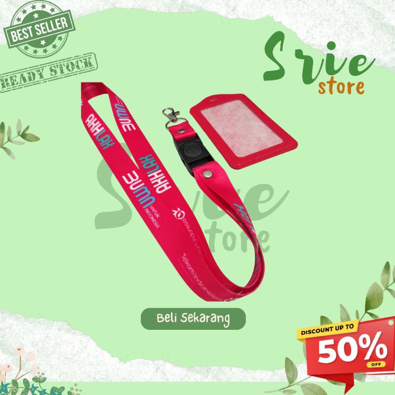 

TALI LANYARD TELKOM INDONESIA BUMN MERAH BARU INDIHOME | TALI ID CARD TELKOM INDONESIA MERAH DIGITAL PRINT | TALI KALUNG TELKOM MERAH BUMN| GANTUNGAN TELKOM INDONESIA | GROSIR MURAH | STOK READY |