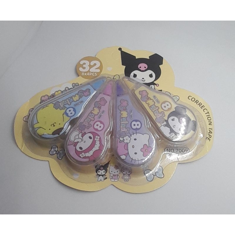 

CORRECTION TAPE SANRIO SET