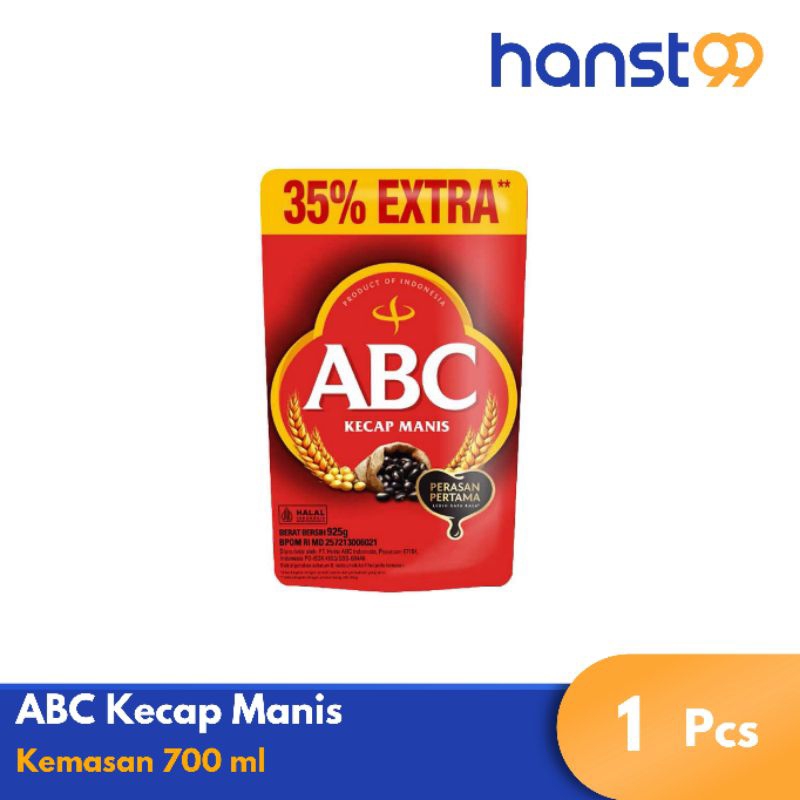 

ABC Kecap Manis Refill Kemasan 700 ml