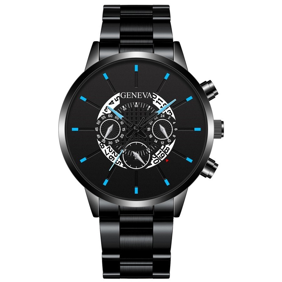 Jam Tangan Analog Geneva Pria + Box