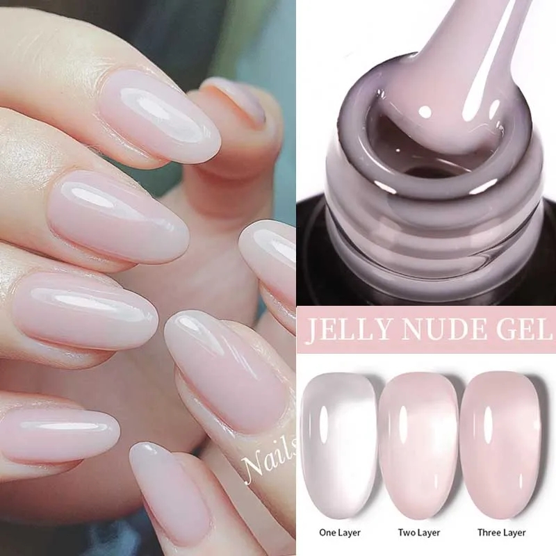 LILYCUTE Gel Nail Polish Kutek Nail Art Gel Kuku Jelly Gel Kutek Nail Gel Polish Kutek Gel Nail Jell
