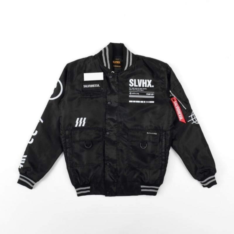 Jaket bomber urban salvio hexia jaket varsity