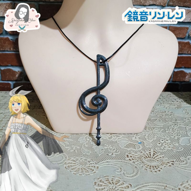 Kagamine Rin Vocaloid Necklace Synchronicity Accessories - Kalung - Cosplay - Aksesoris - 3D print