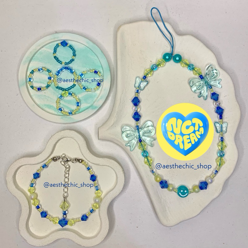 Gelang Bracelet / Phone strap / Lightstick Strap / Cincin “NCT Dream - Hello Future” Edition