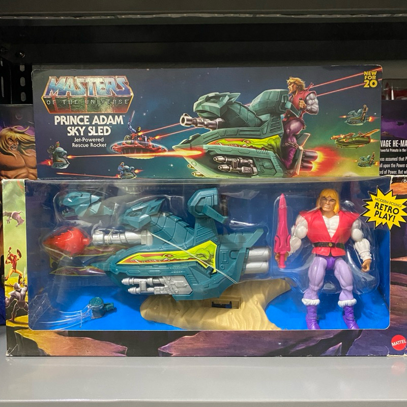 Mattel Master Of The Universe Figure ‘MOTU' Prince Adam Sky Sled