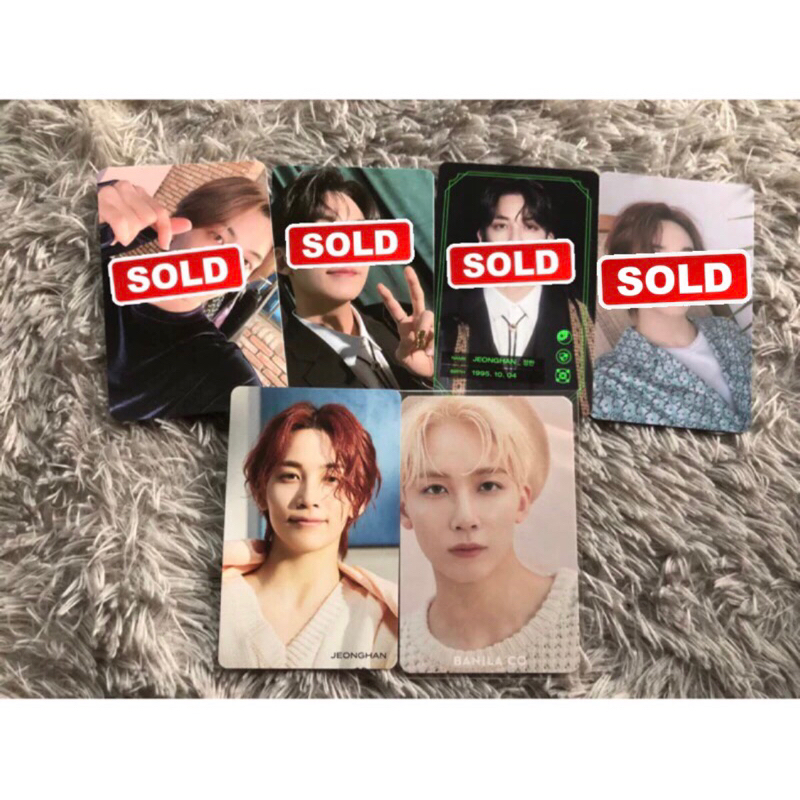 OFFICIAL PHOTOCARD JEONGHAN HMV HITORIJANAI YOUR CHOICE GOMAGZ GAMEBOI BANILA