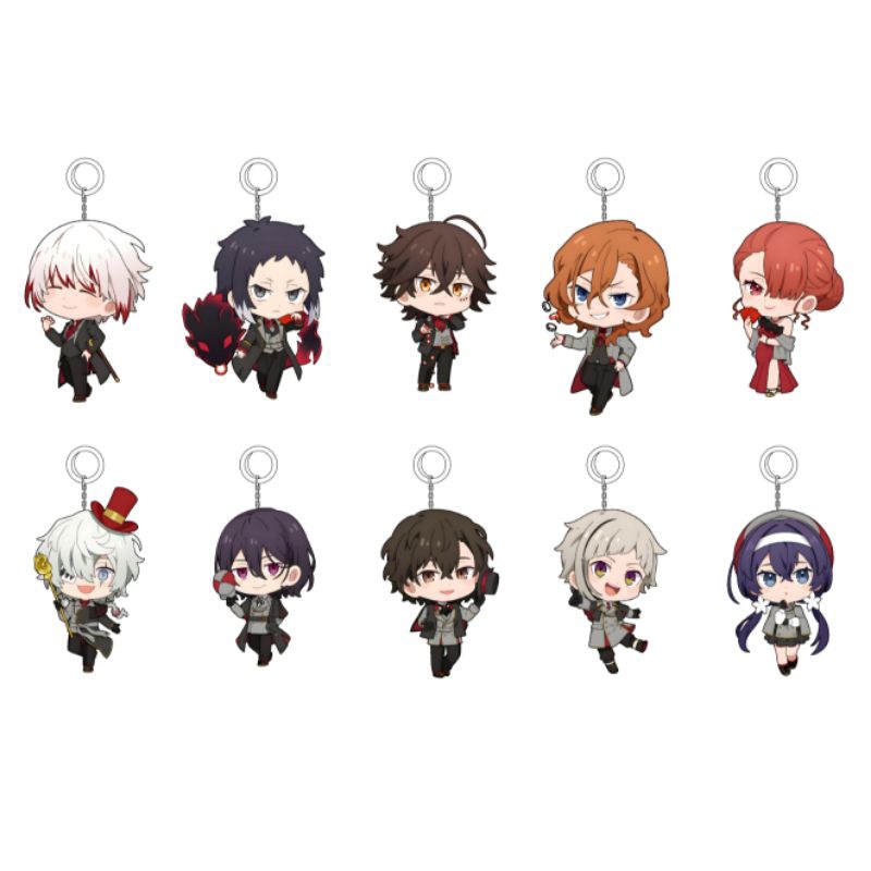 Bungou Stray Dogs Keyring / Gantungan Kunci Anime Bungou Stray Dogs