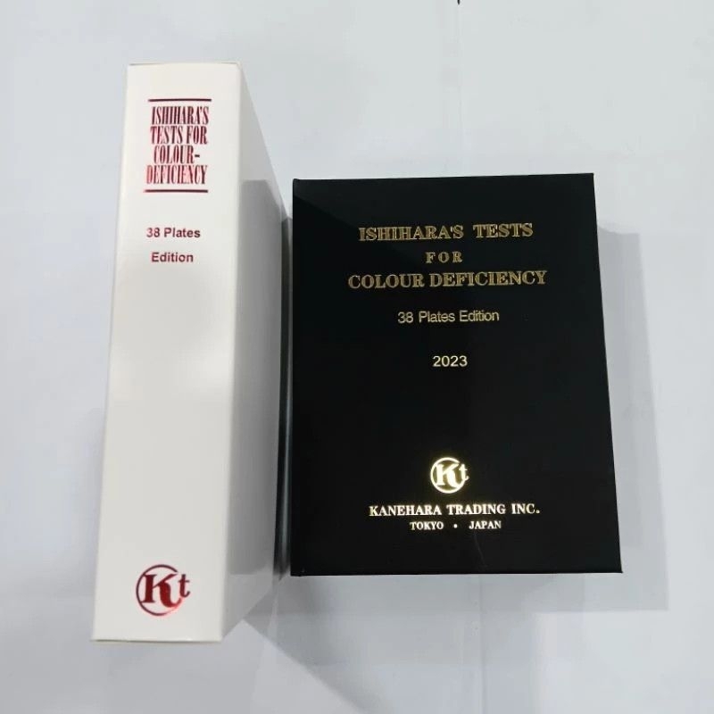Buku Ishihara ORIGINAL 38 halaman bekas pemakaian pribadi Tes buta warna ishihara 38 plate by KANEHA