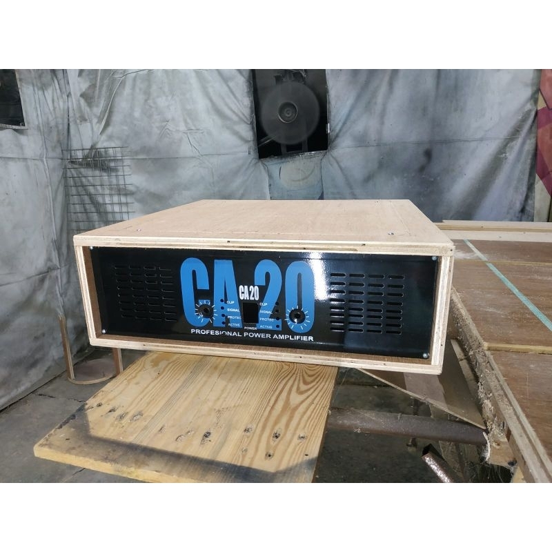 BOX POWER CA 20 BAHAN TRIPLEK PLAT DEPAN BELAKANG