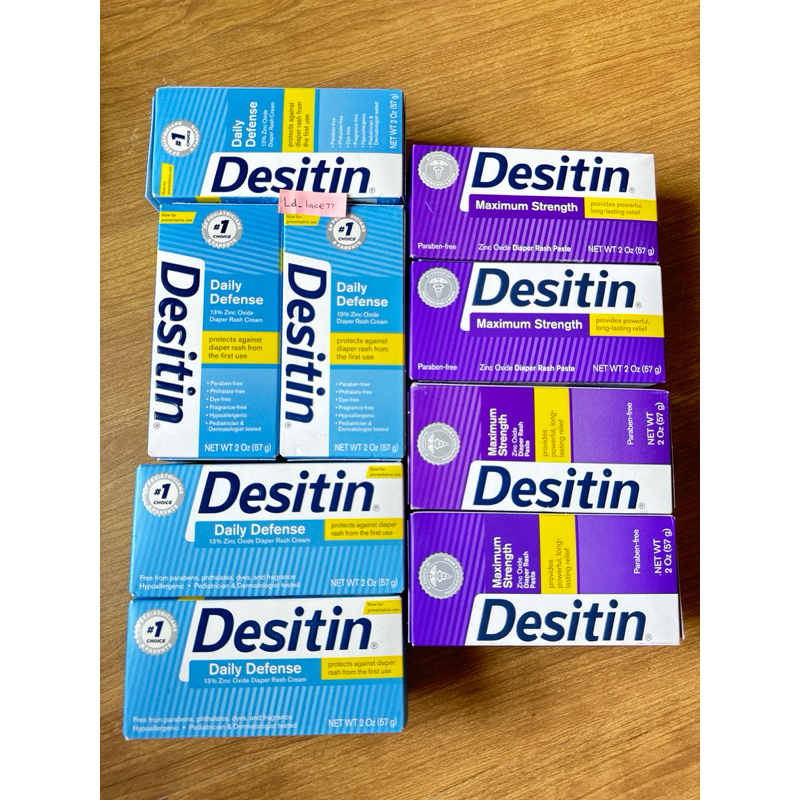 Desitin Baby Diaper Rash Cream no 1choice daily defense or maximum strength 57g