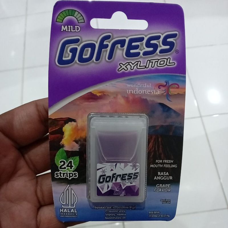 

Gofress Xylitol 24 Lembar @35,19mg Rasa Anggur