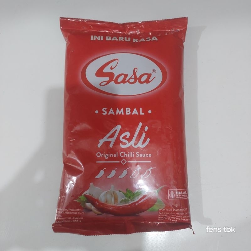 

SASA SAMBAL ASLI 950 GR / SAUS CABE SASA / SAOS SAMBAL SASA