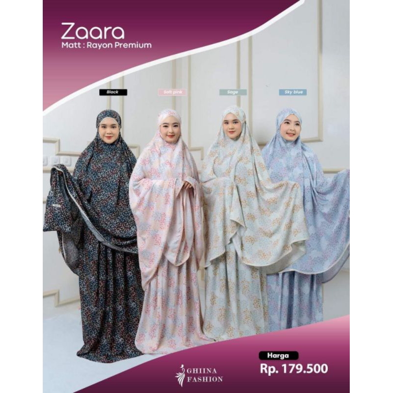 mukena zaara by ghina fashion