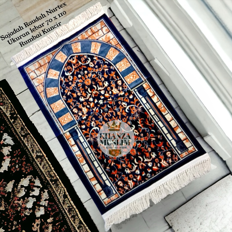 SAJADAH SEMI CARPET | SAJADAH RAWDAH TEBAL RUMBAI KUNCIR