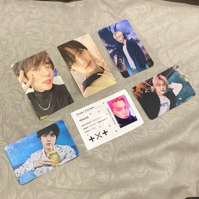 PC PHOTOCARD TXT TOMORROW X TOGETHER YEONJUN BEOMGYU HUENINGKAI TAEHYUN MINISODE 1 R VERSION POB MEC