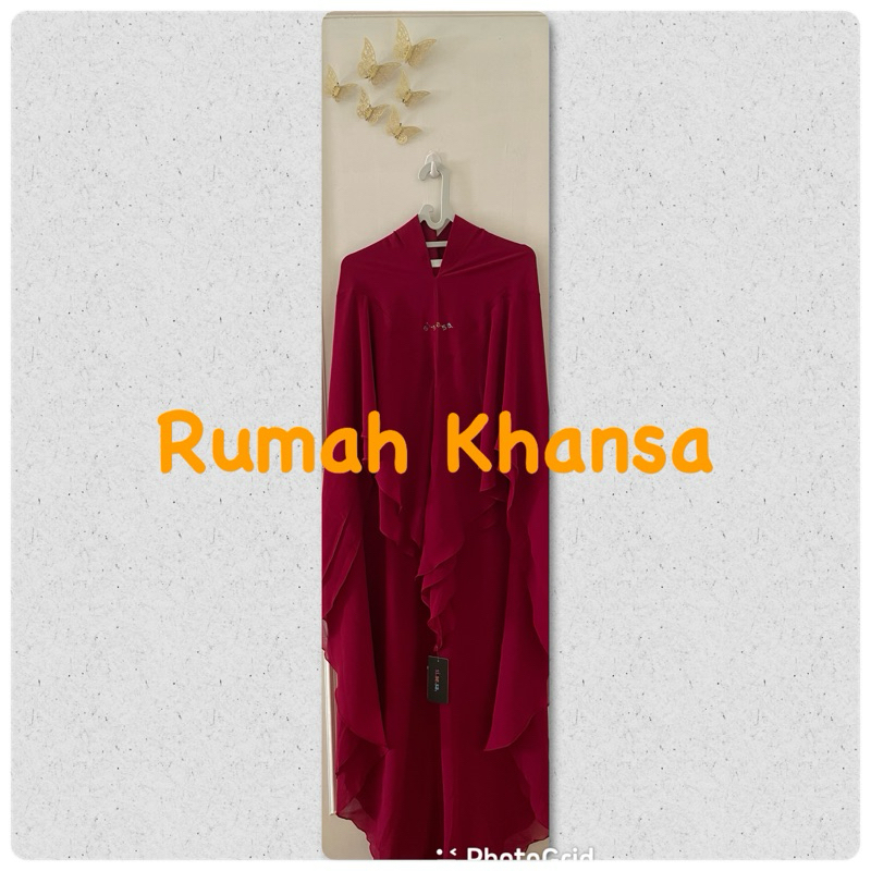 New With tag khimar sisesa aasfa maroon