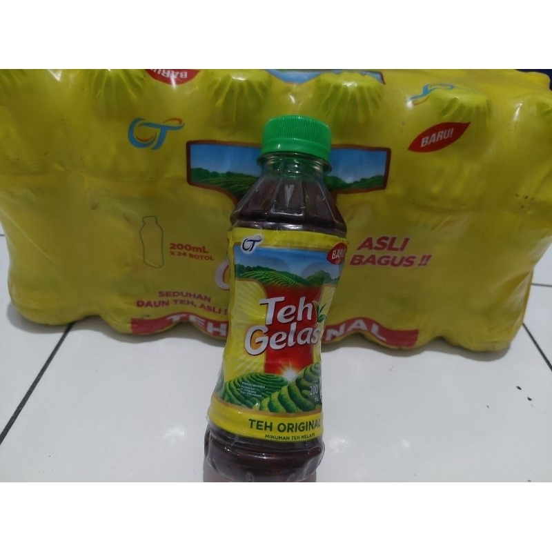 

teh gelas botol 200ml (24pcs)