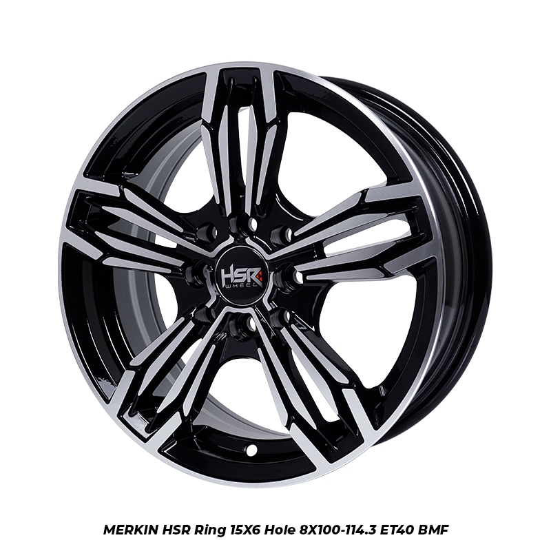 VELG MOBIL HSR MERKIN RING 15 HOLE 4 BAUT RODA COCOK YARIS JAZZ SIGRA AYLA CALYA BRIO MAZDA2 SWIFT