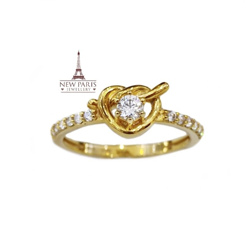 Cincin Sandra Dewi Gold Heartstring Series RI210666