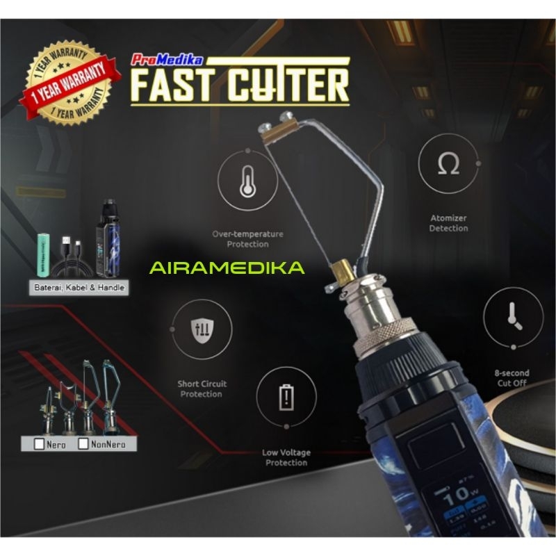 Thermocutter Fast Cutter Layar LED Portable / Alat Leser Khitan Sunat Fast Cutter / Dexter Cauter Co
