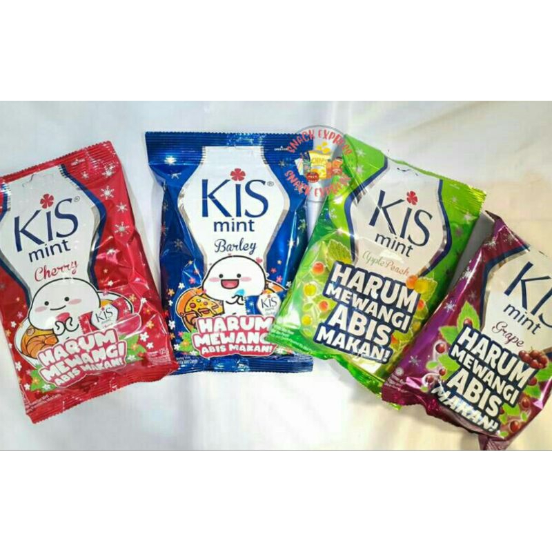 

Permen Kis Kiss Isi 50 Butir Apple Peach Barley Mint Cherry Anggur Grape