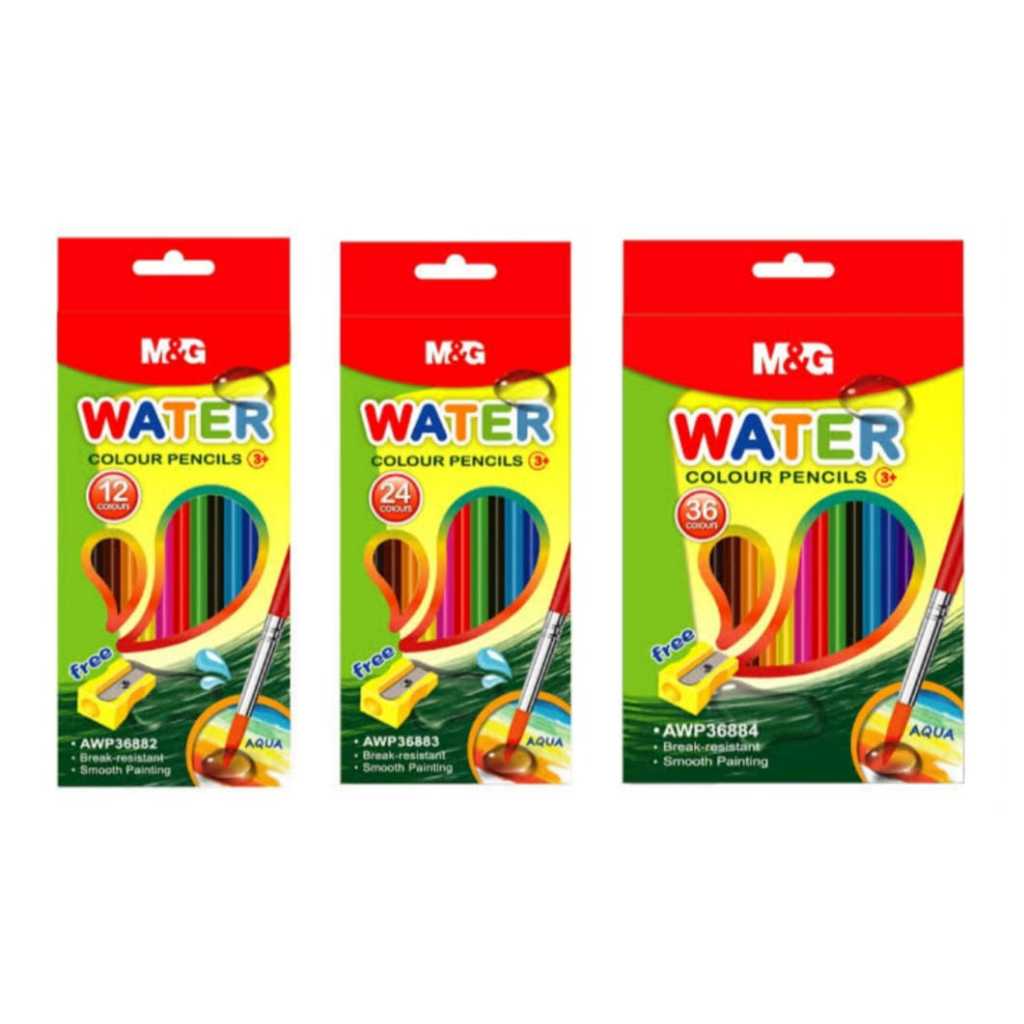 

Pensil Warna 12/24/36 Warna Color PenciL Watercoluble M&G AWP36828 AWP34361 AWP34363
