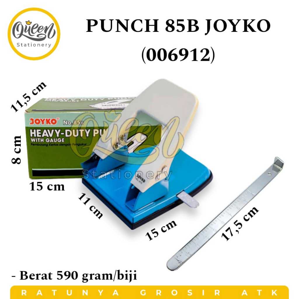 

1 PCS PUNCH 85B JOYKO / PELUBANG KERTAS / PELUBANG KERTAS JOYKO / PELUBANG KERTAS 2 LUBANG (006912)