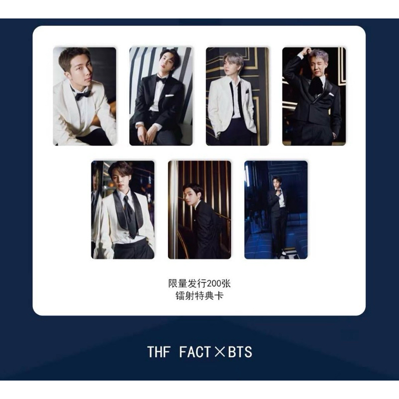 BTS THE FACT PHOTOBOOK POB 1st press Edition TFMA 2021 CHINA OFFICIAL RPC RANDOM HOLO HOLOGRAM PHOTO